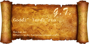 Godó Terézia névjegykártya