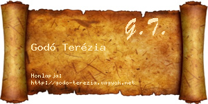 Godó Terézia névjegykártya