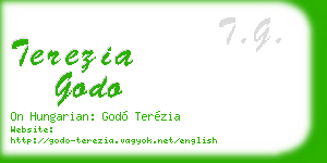 terezia godo business card
